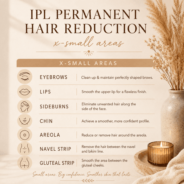 IPL Hair Reduction ~ X-Small Area at Sozo Restorative Integrative Wellness Spa in Gold Beach, OR