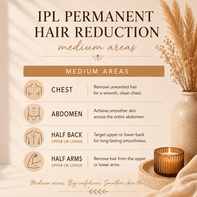 IPL Hair Reduction ~ Medium Area at Sozo Restorative Integrative Wellness Spa in Gold Beach, OR
