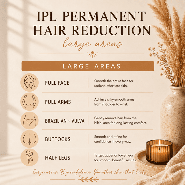 IPL Hair Reduction ~ Large Area at Sozo Restorative Integrative Wellness Spa in Gold Beach, OR